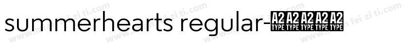 summerhearts regular字体转换